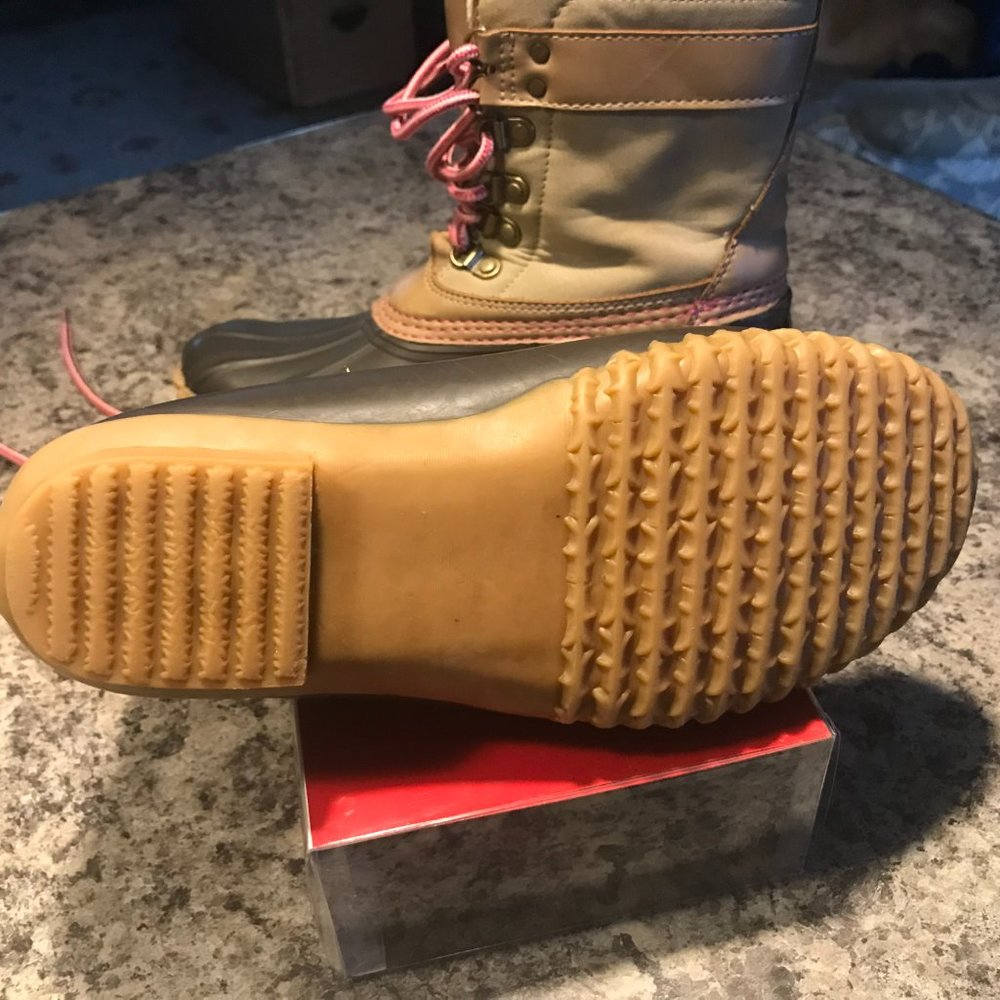ESPIRIT GIRLS WINTER DUCK BOOTS SIZE 4 - Picture 5 of 9